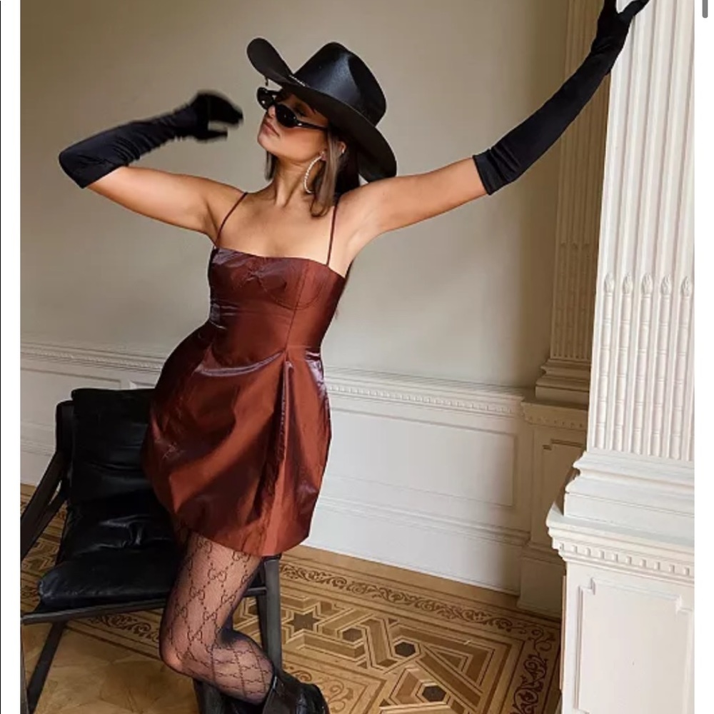 Danielle Bernstein strappy mini dress size 2